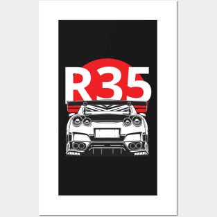 nissan skyline r35 Posters and Art